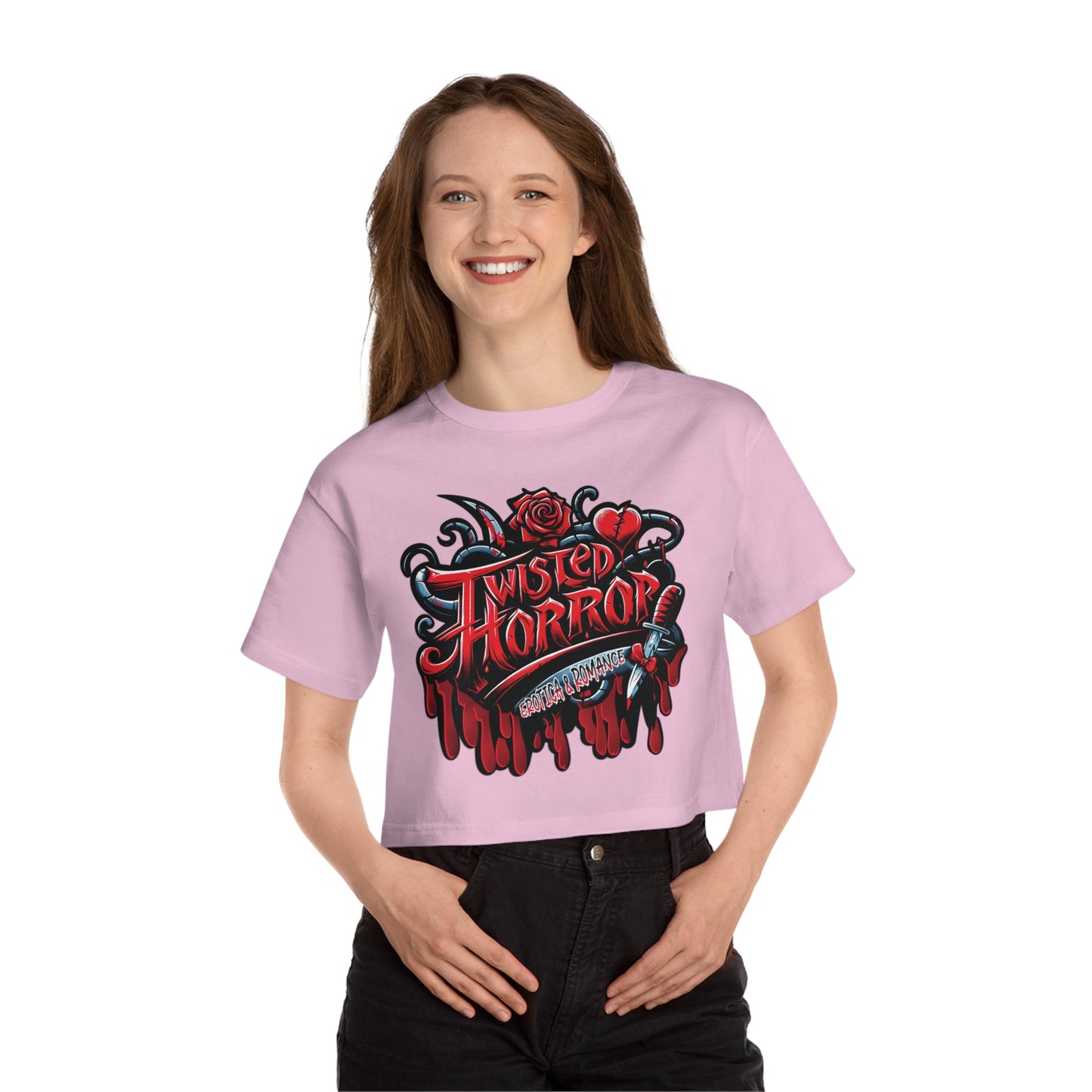 Twisted Horror Cropped T-Shirt