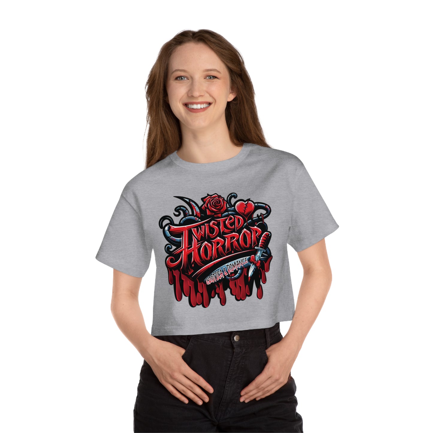 Twisted Horror Cropped T-Shirt